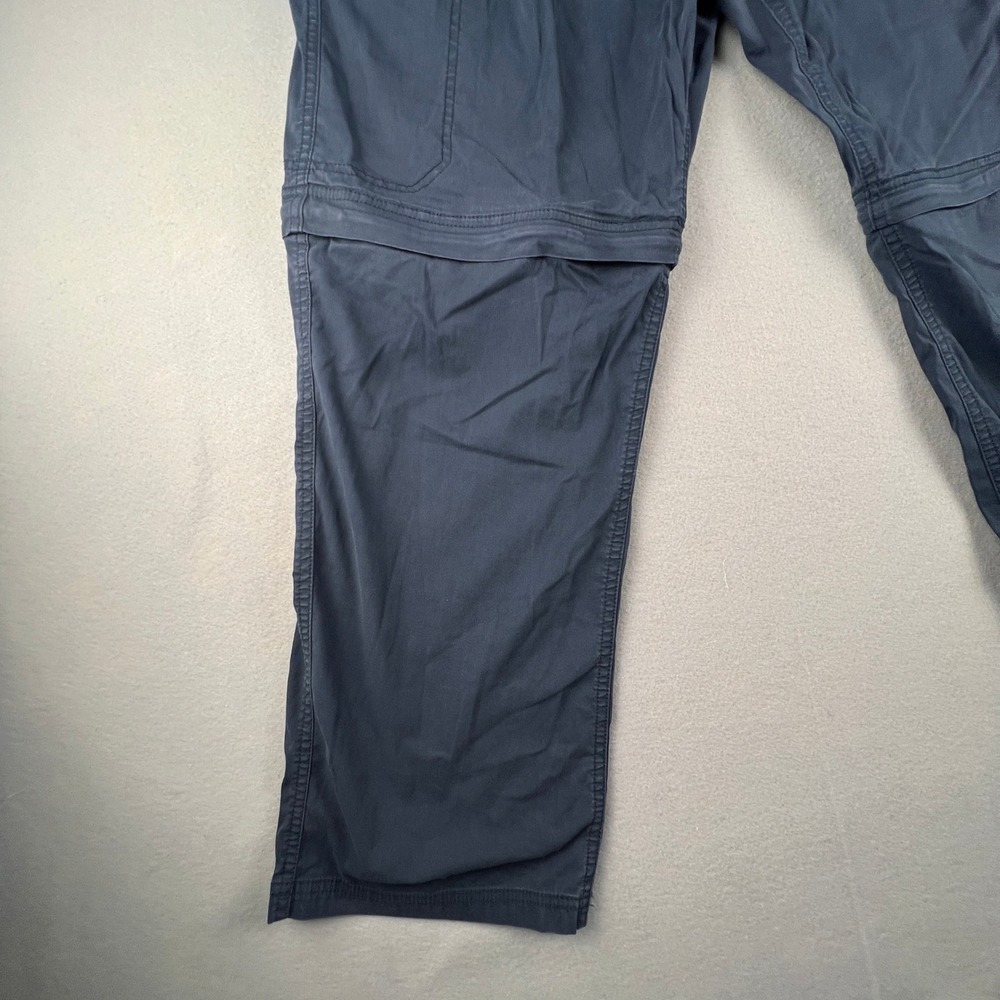 BC Clothing Convertible Cargo Pants Mens XXL x 30 Blue Zip Off Hiking Utility - Picture 8 of 16
